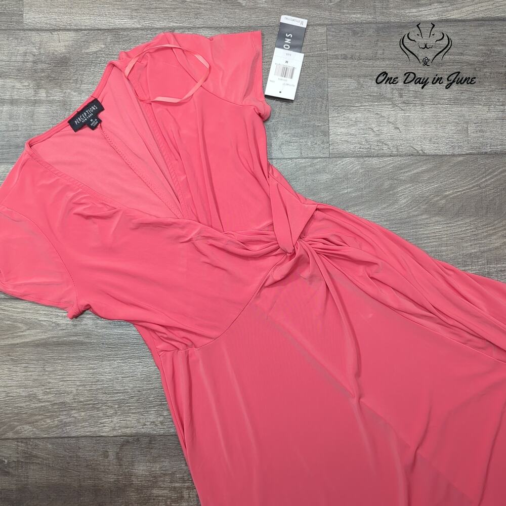 Perceptions Short Sleeve Maxi Dress Size M - Picture 3 of 7